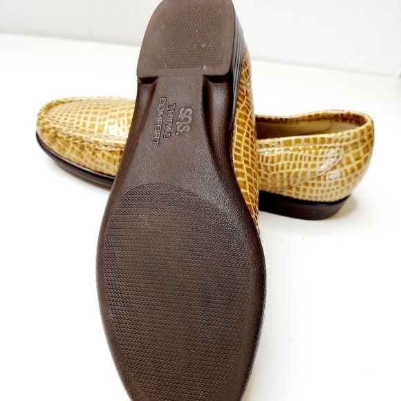 SAS Tripad Flats Loafer Slip-On Shoe 7.5 N Faux Snakeskin Made in USA Comfort - Picture 8 of 10